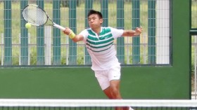 2017年中国男网F12未来赛：李黄南夺得男双冠军
