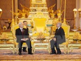 Tổng Bí thư Nguyễn Phú Trọng hội đàm với Quốc vương Campuchia