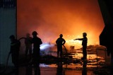 Cháy Công ty gỗ, nhiều tài sản bị thiêu rụi