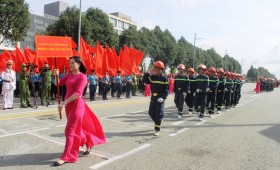 2017年第一次救护救难业务体育竞赛在平阳举行