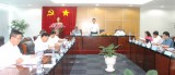 中央民运部考察团与平阳举行工作会议