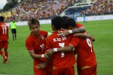 Aung Thu lập cú đúp, U22 Myanmar đánh bại U22 Singapore