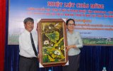 Đoàn Đại biểu Mặt trận và Hội Nữ doanh nghiệp tỉnh Champasak - Lào đến thăm và làm việc với Ủy ban MTTQ Việt Nam tỉnh