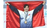 第29届东南亚运动会：越南游泳运动员阮氏映圆夺得女子100米仰泳金牌 打破东南亚运动会的纪录