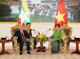 Party chief meets with Myanmar State Counsellor