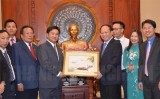 胡志明市青年与老挝和柬埔寨青年促进交流合作