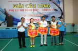 Giải cầu lông phường Phú Lợi (TP.Thủ Dầu Một) mở rộng lần I năm 2017