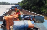 TX.Tân Uyên: Truy quét “cát tặc” trên sông Đồng Nai trong đêm