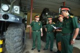 Bộ Tư lệnh Công binh kiểm tra chuyên ngành tại Lữ đoàn công binh 550