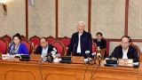 越共中央政治局与胡志明市市委常务委员会举行工作会议