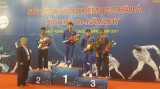 VN athlete wins silver medal at Asian fencing event
