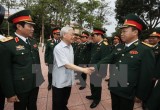 Tổng Bí thư Nguyễn Phú Trọng thăm, làm việc với Bộ Tư lệnh Quân khu 4