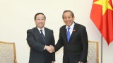 越南政府副总理张和平会见中国公安部副部长