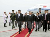 Tổng Bí thư, Chủ tịch Trung Quốc bắt đầu chuyến thăm Việt Nam