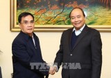 政府总理阮春福会见老挝和瑞典客人