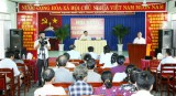 Đoàn đại biểu Quốc hội tỉnh tiếp xúc với cử tri phường Hưng Định và Bình Nhâm