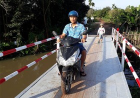 Cầu Ván đã được nâng cấp