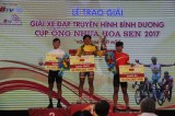 Pham Quoc Cuong wins overall yellow jersey of television cycling tourney