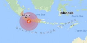 Strong earthquake shakes Indonesia