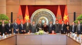 摩洛哥王国众议院议长结束对越进行的正式访问