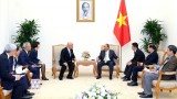 越南政府总理阮春福会见日本首相顾问