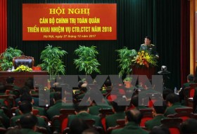 Hội nghị toàn quân triển khai nhiệm vụ công tác đảng, chính trị 2018