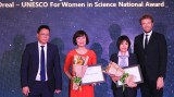 越南五名出色女科学家获得2017年度欧莱雅-联合国教科文组织的奖项