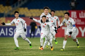越南U23足球队震撼国际媒体