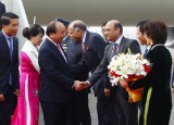 Thủ tướng đến New Delhi, bắt đầu dự Hội nghị Cấp cao ASEAN-Ấn Độ