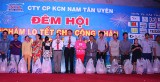 Công ty Cổ phần Khu công nghiệp Nam Tân Uyên: Tổ chức đêm hội “Chăm lo tết cho công nhân xa quê năm 2018”