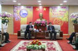 平阳省领导会见前来访问拜年的柬埔寨桔井省代表团