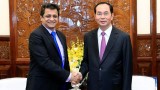 越南国家主席陈大光会见印度塔塔集团越南公司总经理