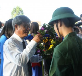 TX.Tân Uyên: 152 thanh niên ưu tú lên đường nhập ngũ