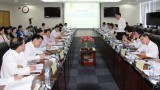 Surveying delegation of Ministry of Internal Affairs works in Binh Duong Province
