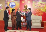 Provincial leader welcomes delegation of Cambodian Ministry of Cults and Religion