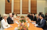越南政府总理阮春福与澳大利亚总理马尔科姆·特恩布尔举行会谈