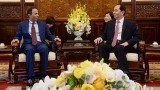 越南国家主席陈大光会见阿联酋驻越大使哈立德