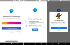 Sử dụng Messenger không cần tài khoản Facebook
