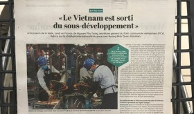 French newspaper highly values Vietnam’s economic achievements