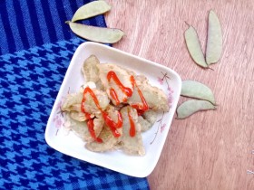 Đậu ván nhồi thịt chiên giòn