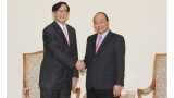越南政府总理阮春福会见泰国驻越大使马诺斋•旺帕迪