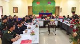 Đoàn lãnh đạo tỉnh Bình Dương thăm chúc tết tỉnh Kandal - Vương quốc Campuchia
