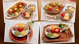 五色汤圆为越南传统寒食节增添色彩