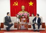 Provincial leader receives representative of Guocoland Binh Duong Real Estate Co.Ltd.