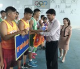 Khai mạc Giải bóng rổ nam - nữ Đại hội Thể dục thể thao tỉnh