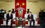 Lãnh đạo tỉnh tiếp tân Tổng Lãnh sự Hàn Quốc tại TP.Hồ Chí Minh