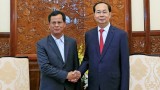 越南国家主席陈大光会见老挝安全部副部长