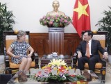越南政府副总理兼外长范平明会见西班牙驻越大使