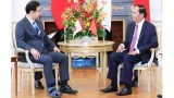 越南国家主席陈大光会见日本共产党主席