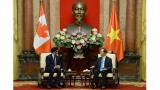 越南国家主席陈大光会见加拿大国防部长